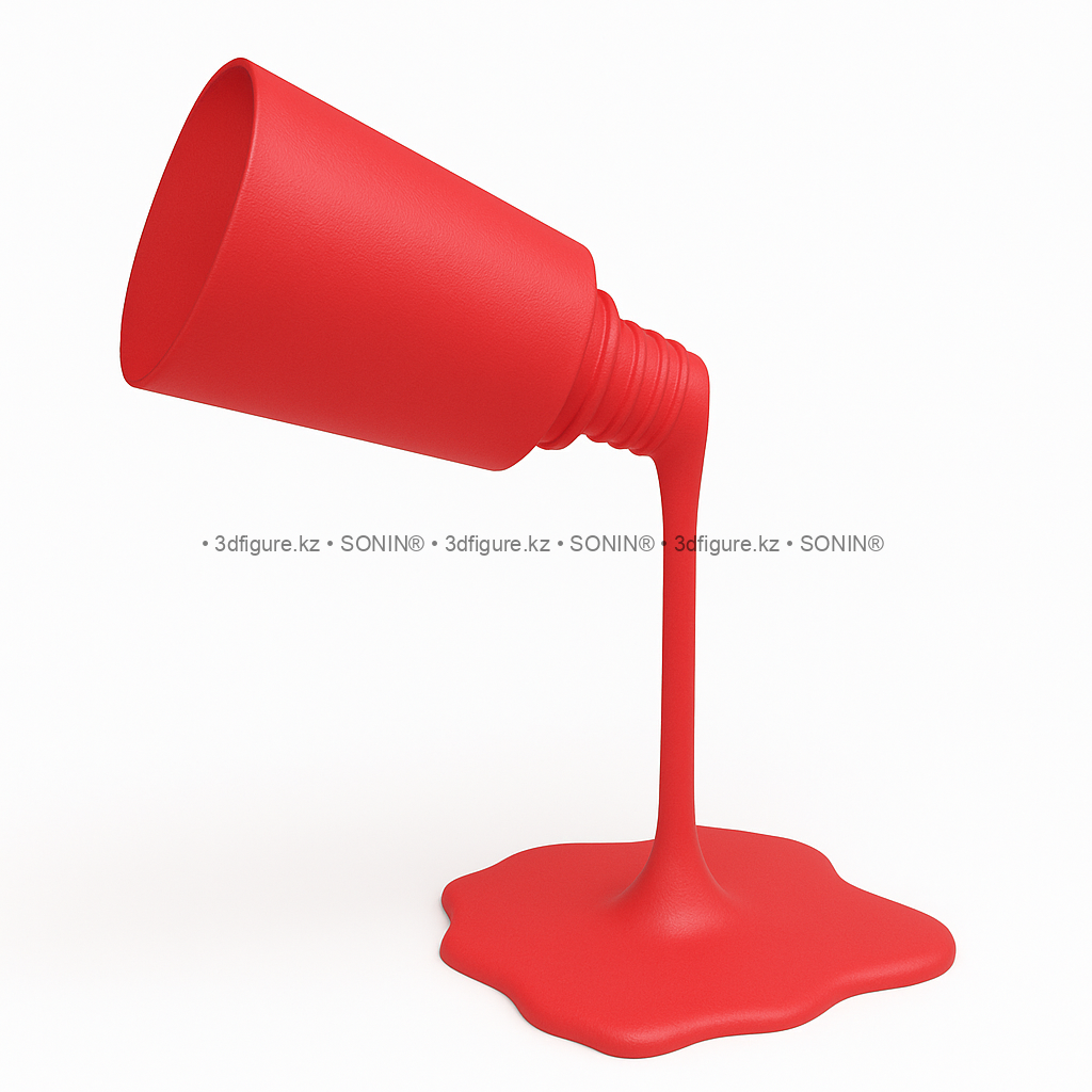 Рекламная конструкция из пенопласта - лак для ногтей.