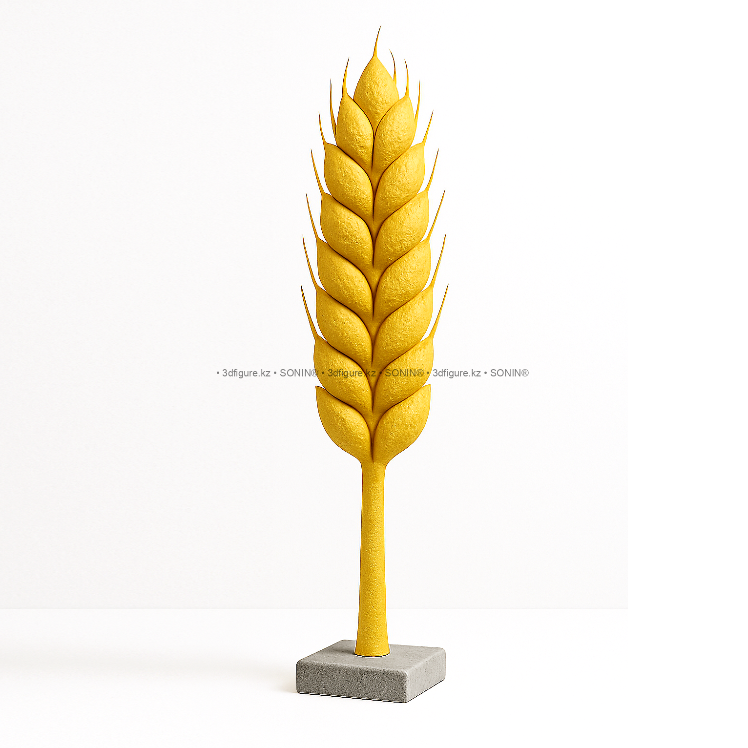 Декорация колос пшеницы. Огромный колос из пенопласта. Высота 1,5м.